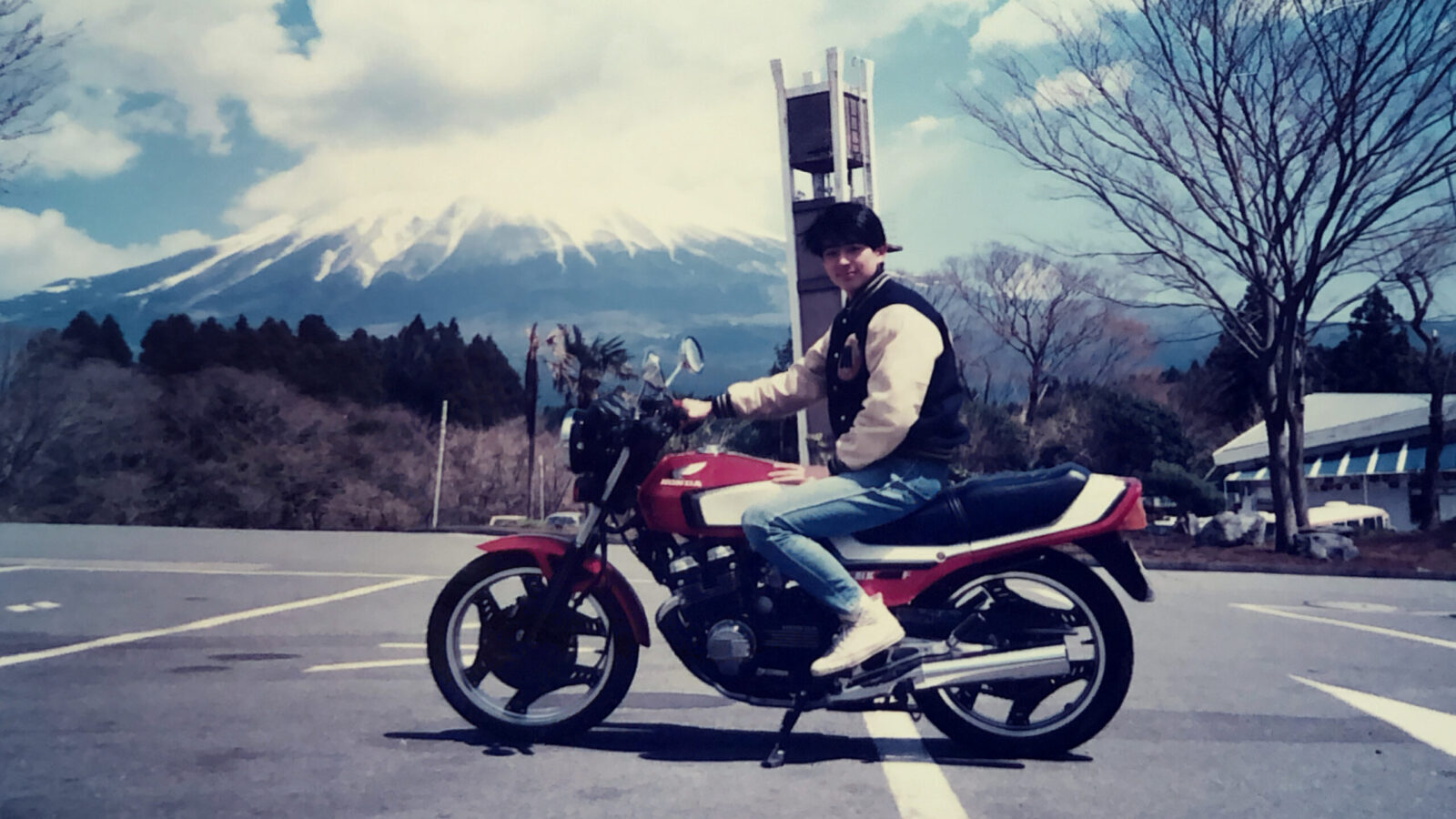 富士山とCBX400F